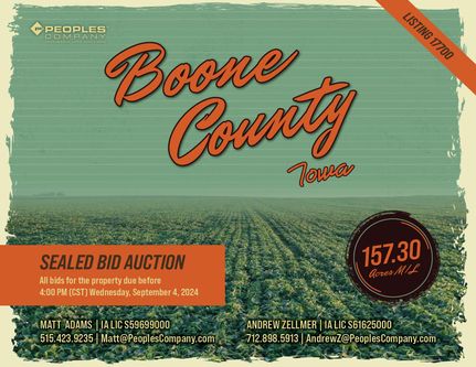 Farm and Ranch in Boone County, Iowa