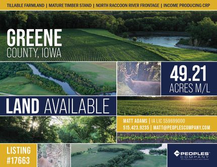 Farm and Ranch in Greene County, Iowa