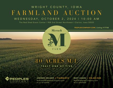 Farm and Ranch in Wright County, Iowa