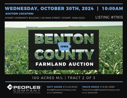 Farm and Ranch in Benton County, Iowa