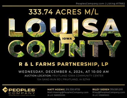 Farm and Ranch in Louisa County, Iowa