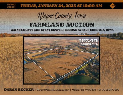 Farm and Ranch in Wayne County, Iowa