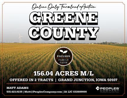 Farm and Ranch in Greene County, Iowa