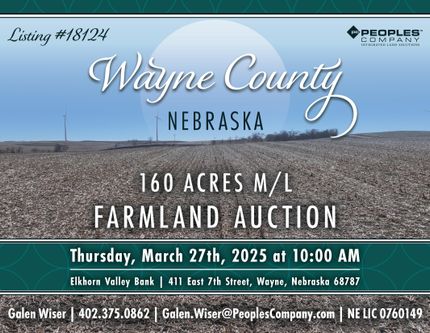 Land in Wayne County, Nebraska