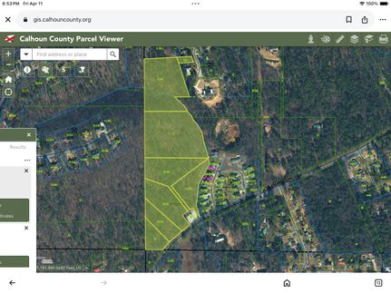 Undeveloped Land in Calhoun County, Alabama