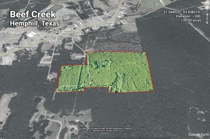 Land in Sabine County, Texas