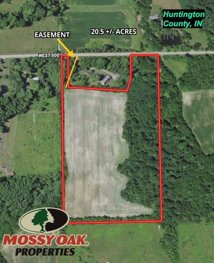 Undeveloped Land in Huntington County, Indiana