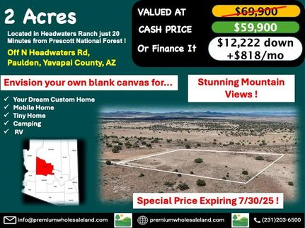 Undeveloped Land for sale in Yavapai County, Arizona