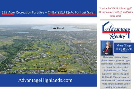 Recreational Property for sale in Highlands County, Florida