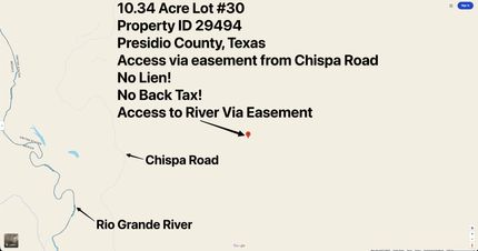 Land for sale in Presidio County, Texas