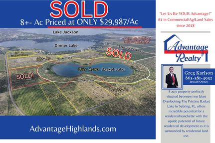 Land for sale in Highlands County, Florida