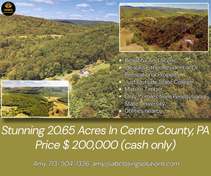 Farm and Ranch for sale in Centre County, Pennsylvania