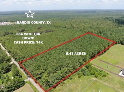 Undeveloped Land in Hardin County, Texas