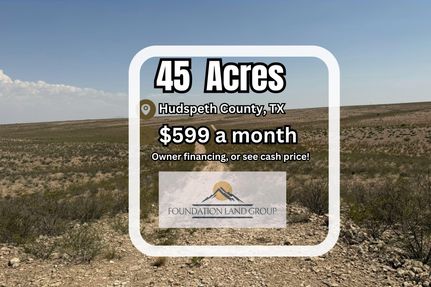 Timberland Property for sale in Hudspeth County, Texas