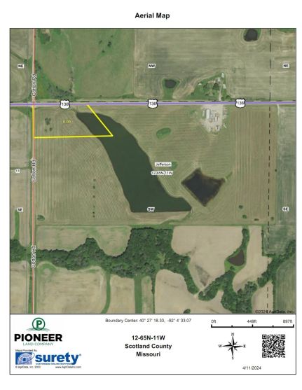 Undeveloped Land for sale in Scotland County, Missouri