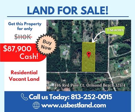 Land for sale in Volusia County, Florida