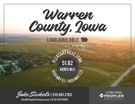 Land for sale in Warren County, Iowa