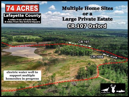 Undeveloped Land for sale in Lafayette County, Mississippi
