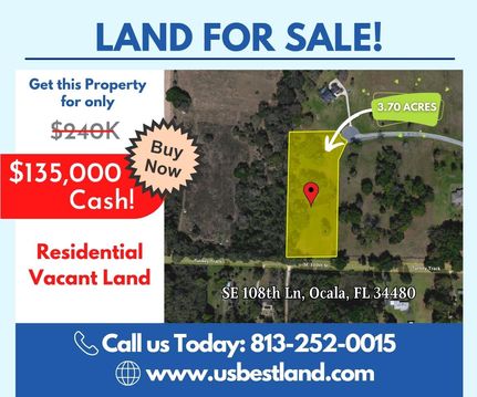 Land for sale in Marion County, Florida