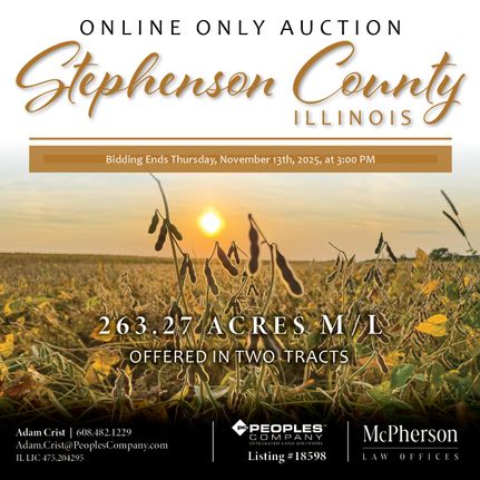 Farm and Ranch for sale in Stephenson County, Illinois