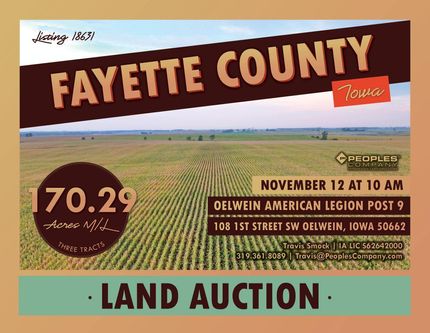Farm and Ranch for sale in Fayette County, Iowa