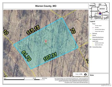 Undeveloped Land for sale in Warren County, Missouri