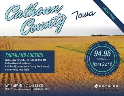 Farm and Ranch for sale in Calhoun County, Iowa