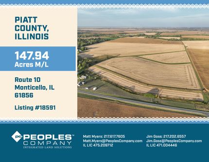 Land for sale in Piatt County, Illinois