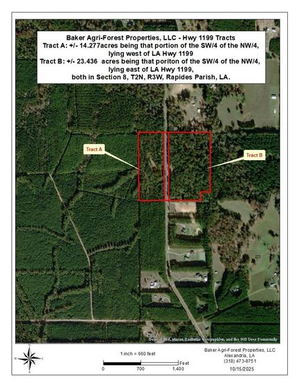 Land for sale in Rapides Parish, Louisiana
