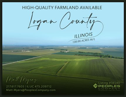 Farm and Ranch for sale in Logan County, Illinois