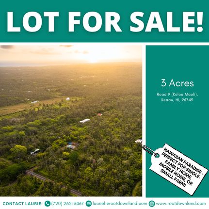 Land for sale in Hawaii County, Hawaii