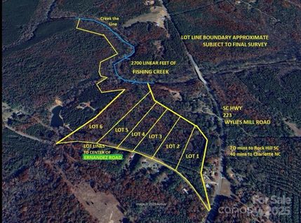 Land for sale in Chester County, South Carolina
