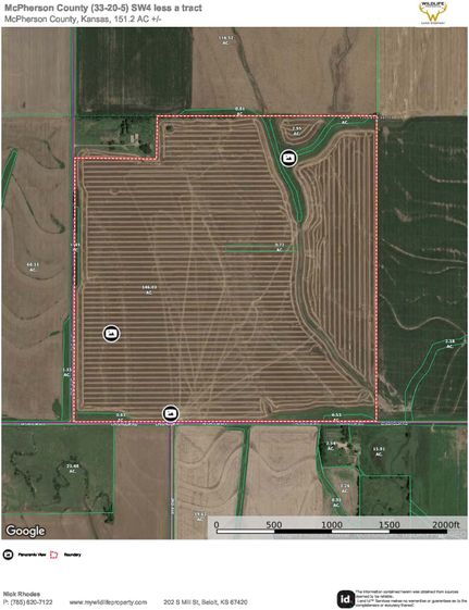 Land for sale in McPherson County, Kansas