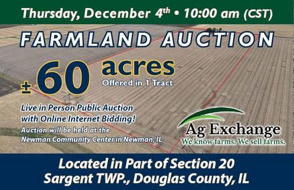 Land for sale in Douglas County, Illinois