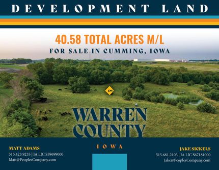 Land for sale in Warren County, Iowa