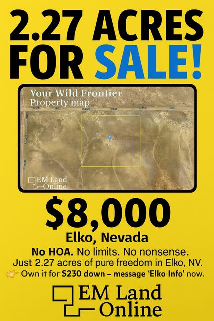 Land for sale in Elko County, Nevada