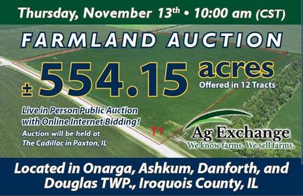 Land for sale in Iroquois County, Illinois