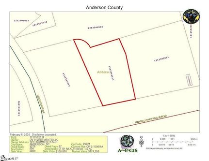 Land for sale in Anderson County, South Carolina