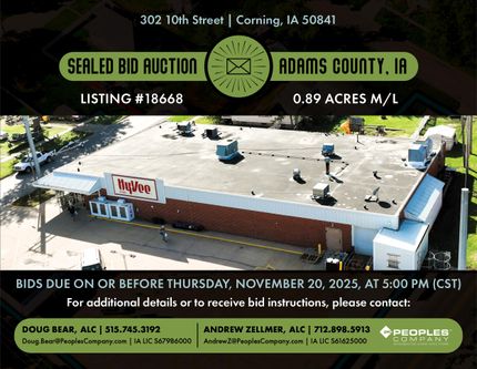 Undeveloped Land for sale in Adams County, Iowa