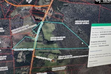 Land for sale in Orangeburg County, South Carolina