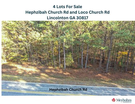 Land for sale in Lincoln County, Georgia