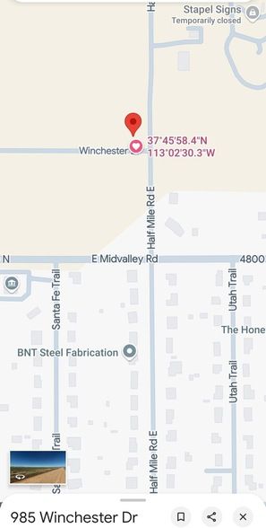 Land for sale in Iron County, Utah