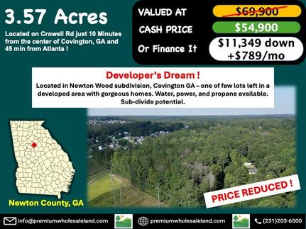 Land for sale in Newton County, Georgia