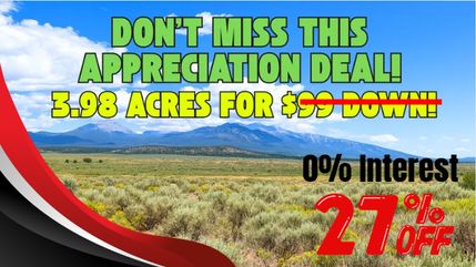 Land for sale in Costilla County, Colorado