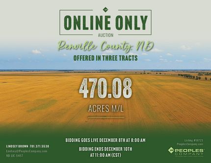 Land for sale in Renville County, North Dakota
