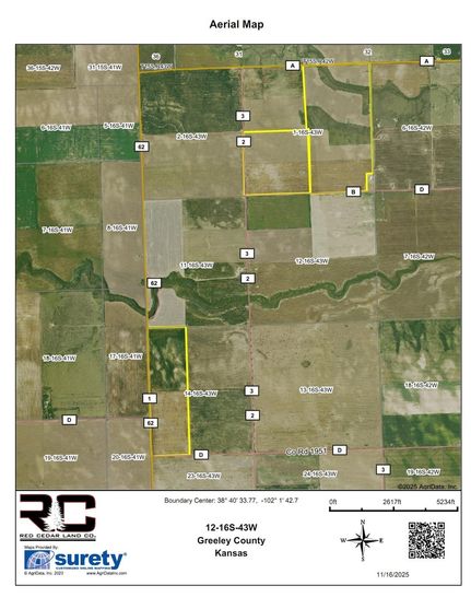 Farm and Ranch for sale in Greeley County, Kansas