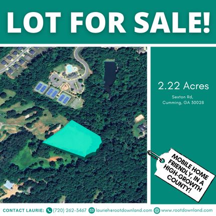 Land for sale in Forsyth County, Georgia