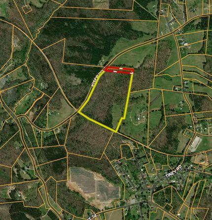 Homesite for sale in Rutherford County, North Carolina