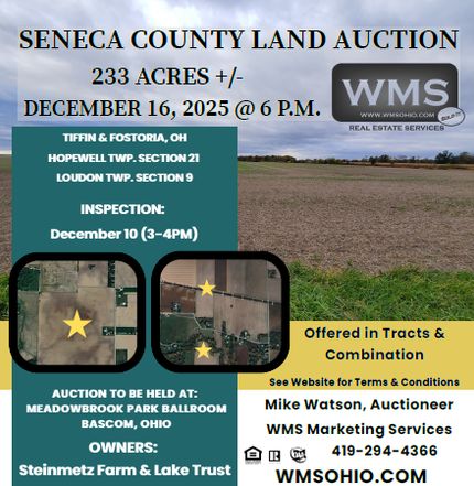 Farm and Ranch for sale in Seneca County, Ohio
