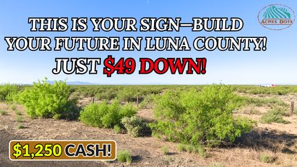 Homesite for sale in Luna County, New Mexico